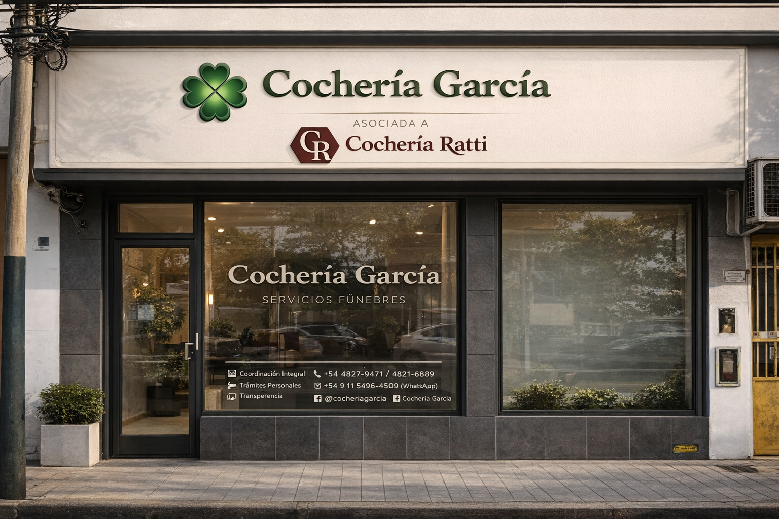 Cochería García - Servicio funerario profesional